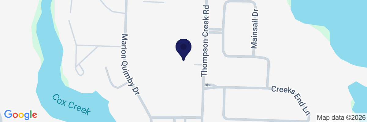 Map showing facility locations