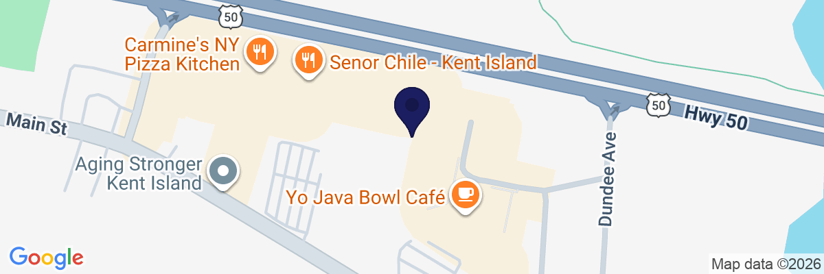 Map showing facility locations