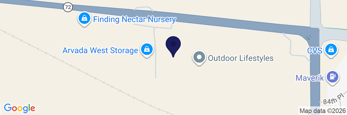 Map showing facility locations