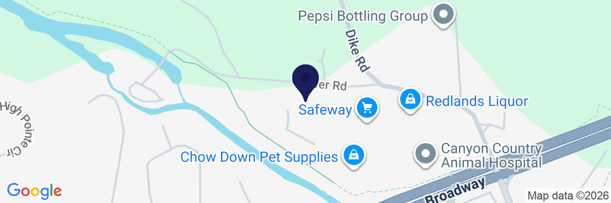 Map showing facility locations
