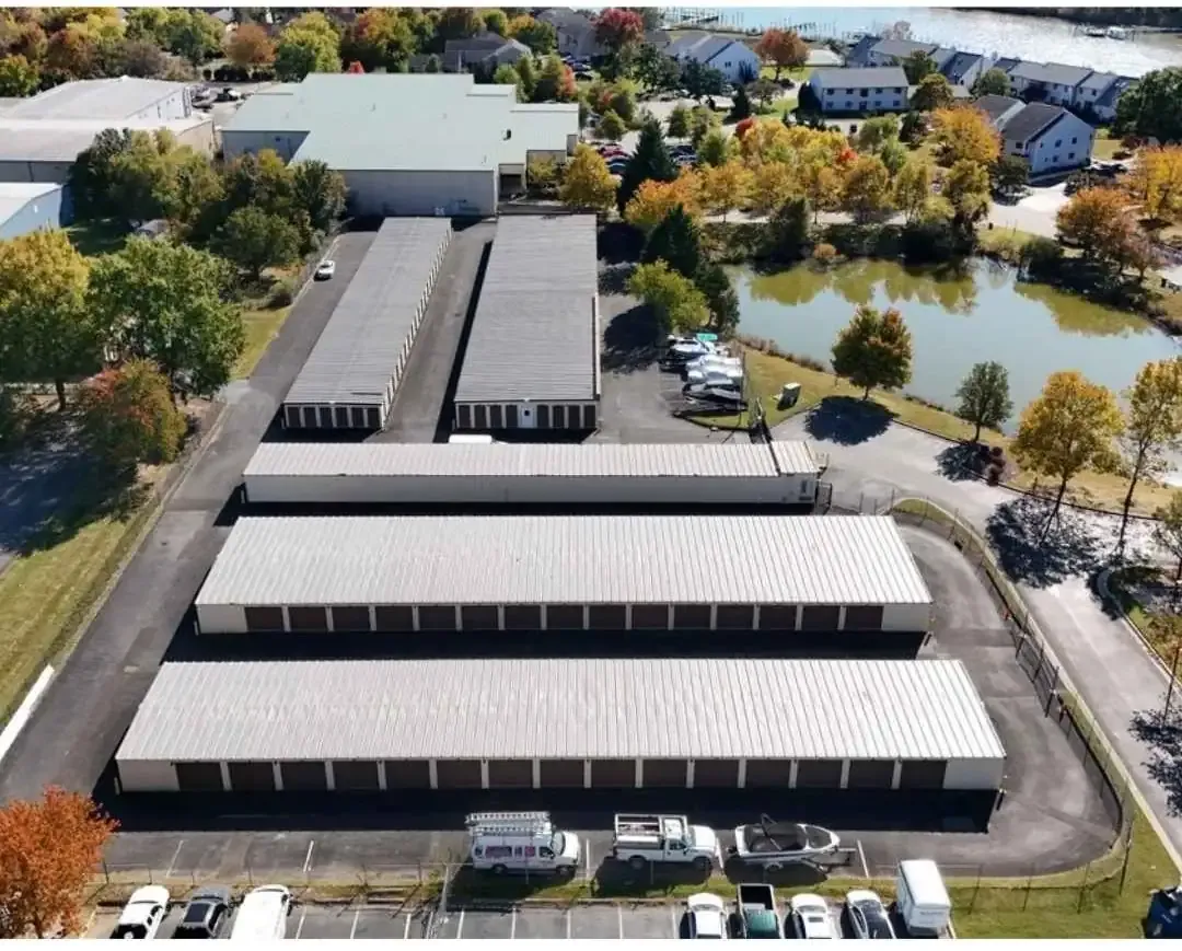 Drive-up storage units at the Stevensville facility